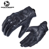 Guantes AMU Motorcycle gloves Glove real Leather baseball gloves Motorbike Electric bicycle Electrombile Mitts motorcycle Gloves